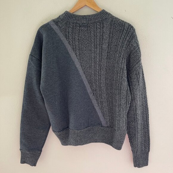 TWENTY MONTREAL Men's "Connect" Asymmetrical Design Sweater: NWOT! MEDIUM - Picture 2 of 6